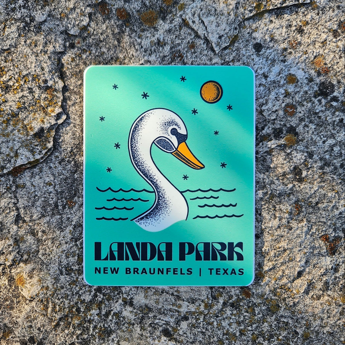Landa Park Sticker