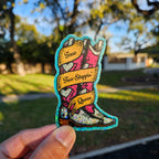 Texas Two-Steppin' Queen Sticker