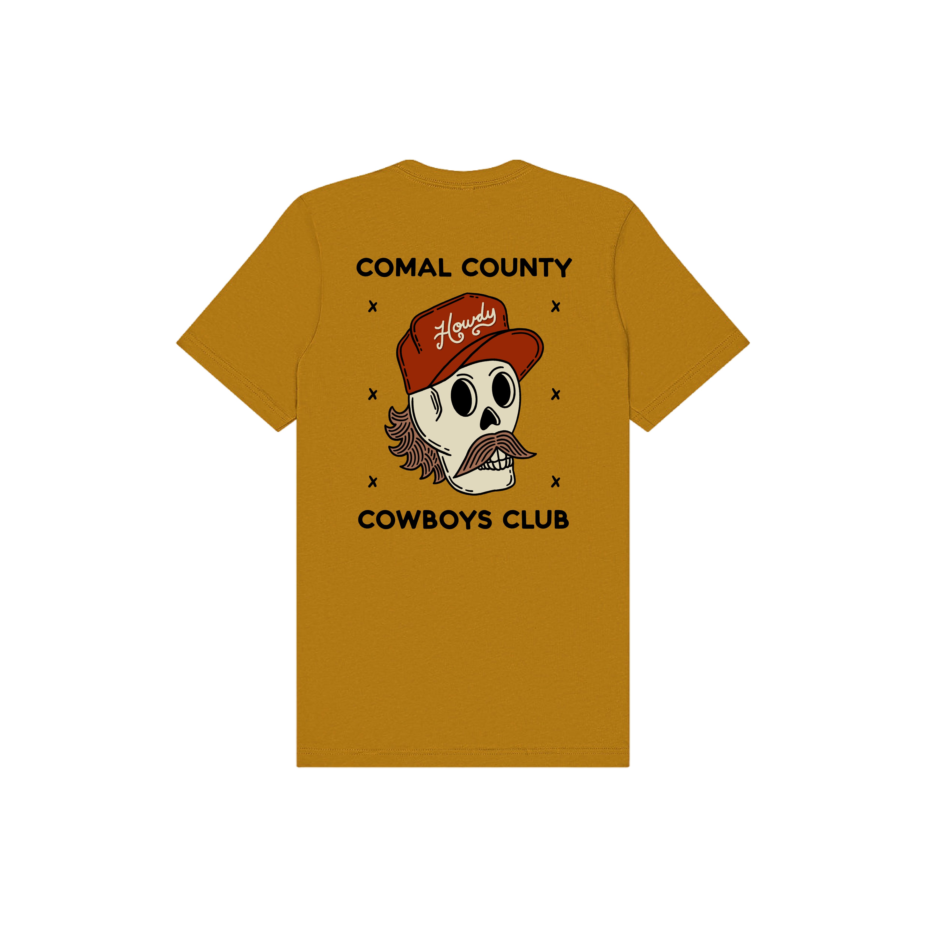 Comal County Cowboys Club Tee (Mustard)