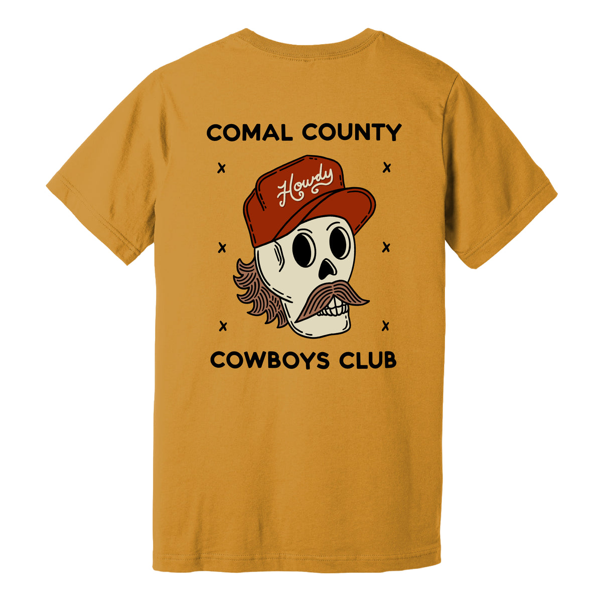 Comal County Cowboys Club Tee (Mustard)