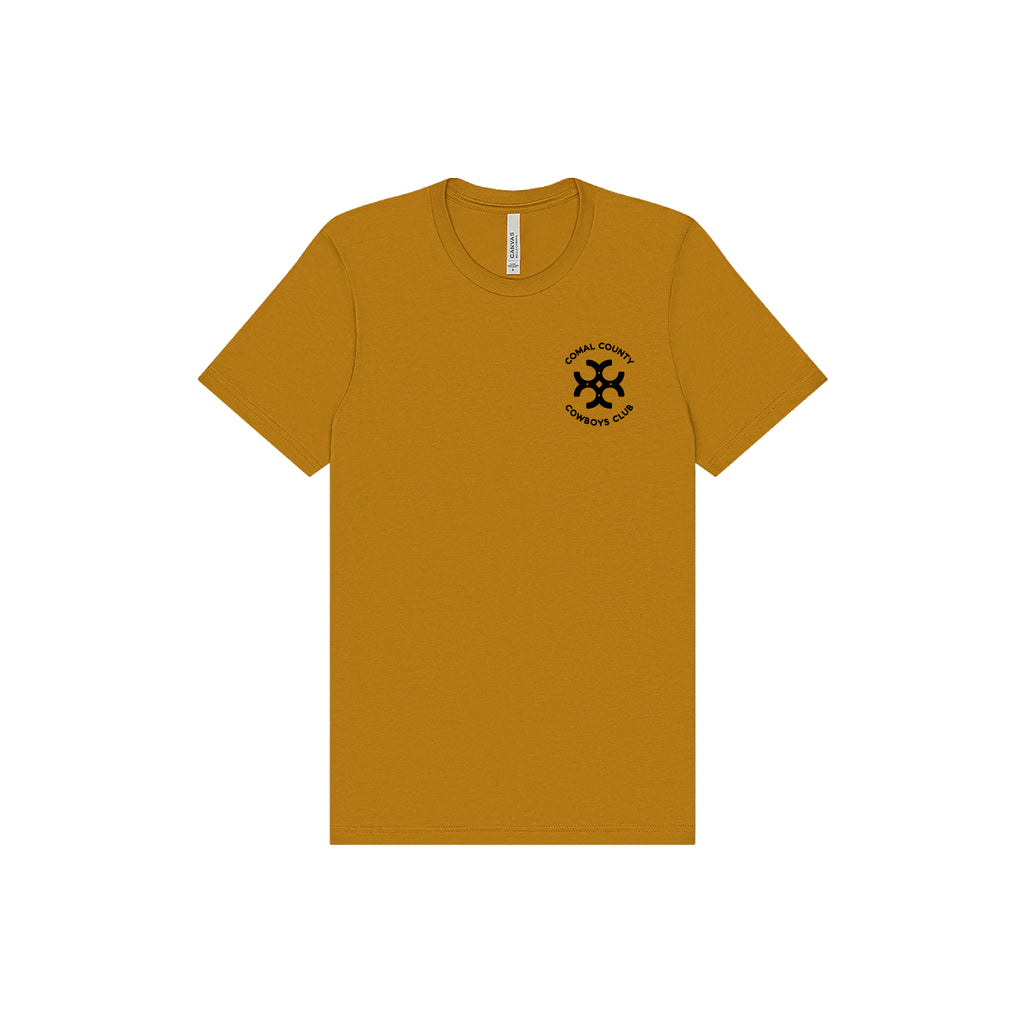 Comal County Cowboys Club Tee (Mustard)