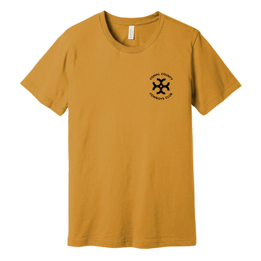 Comal County Cowboys Club Tee (Mustard)