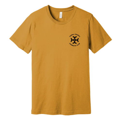 Comal County Cowboys Club Tee (Mustard)