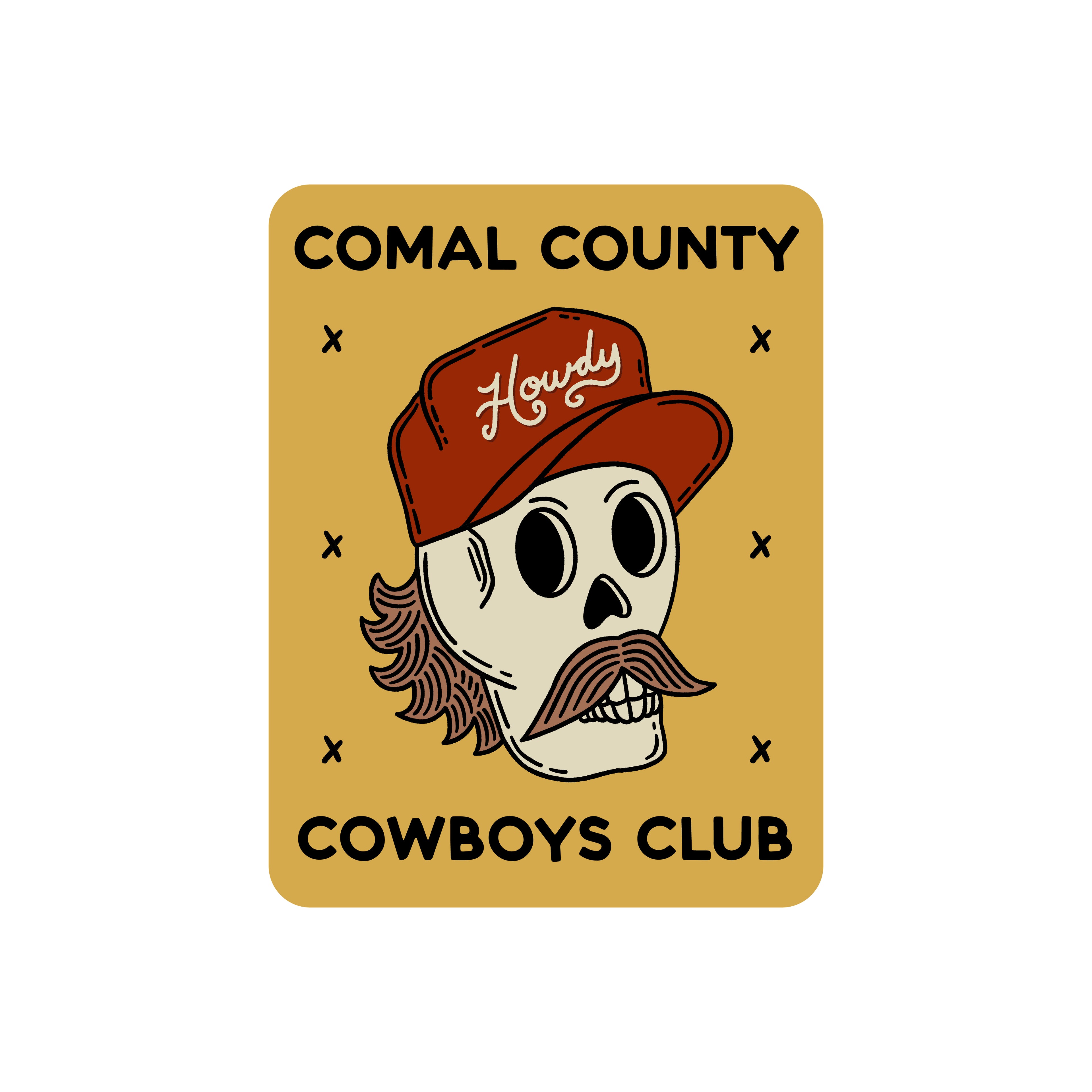 Comal County Cowboys Club Sticker