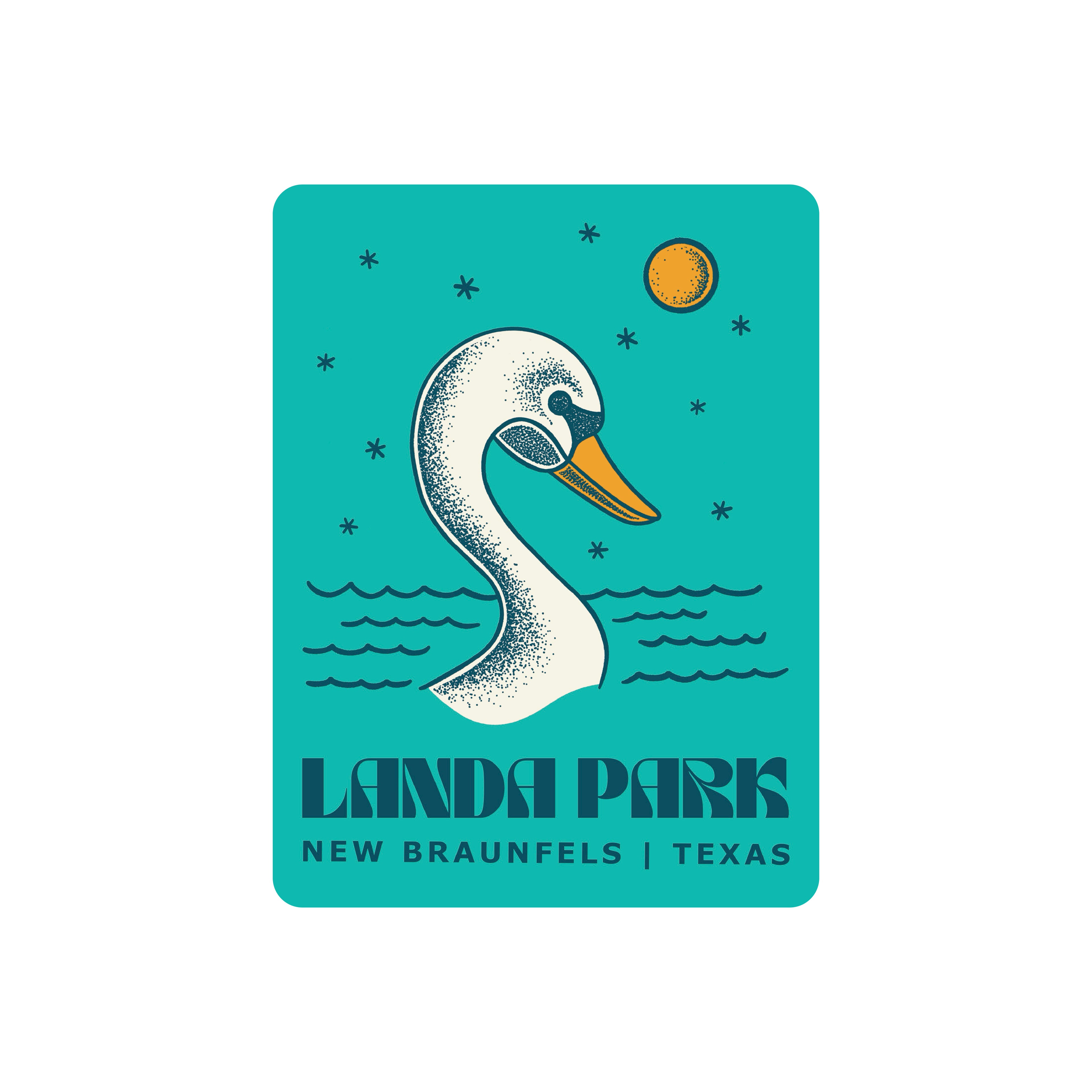 Landa Park Sticker