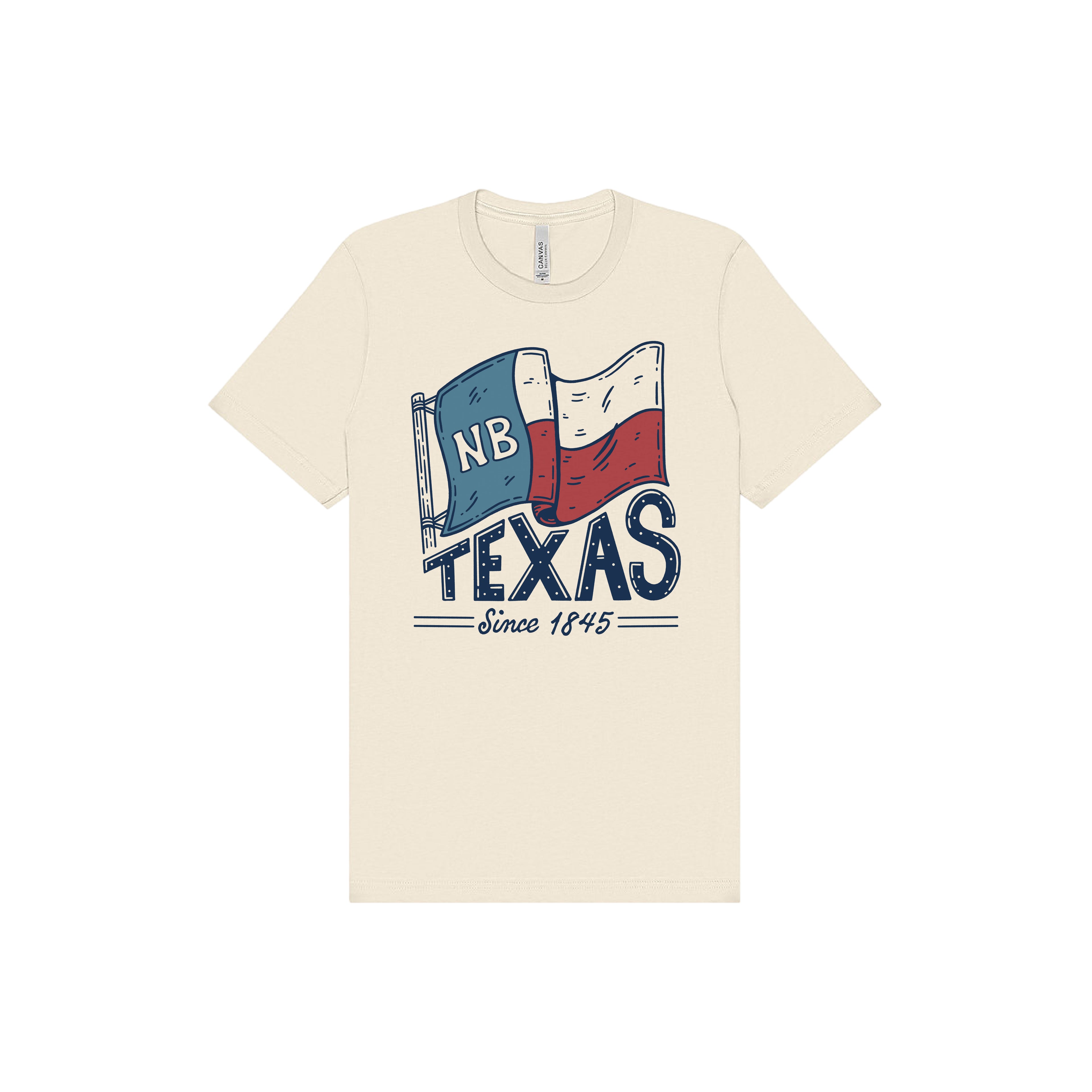 New Braunfels Texas Flag Tee