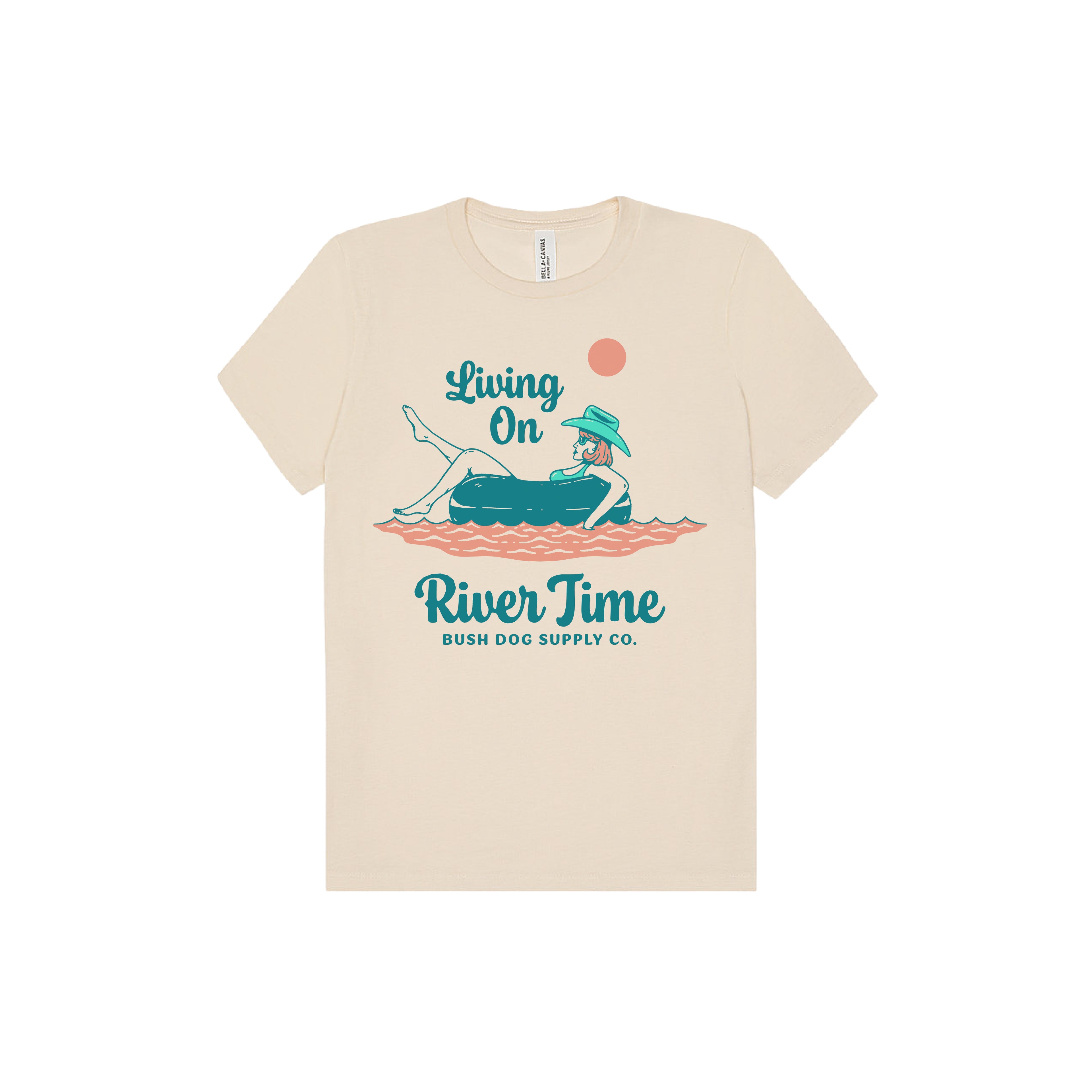 Living on River Time Tee