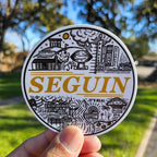 Seguin Collage Sticker